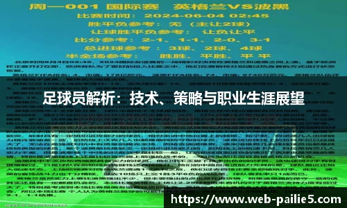 足球员解析：技术、策略与职业生涯展望